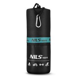 NILS Aqua Uterák z mikrovlákna NAR13 čierny/modrý