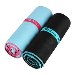 NILS Aqua Uterák z mikrovlákna NAR13 čierny/modrý