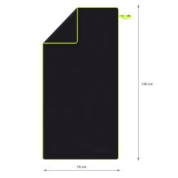 Nils Uterák z mikrovlákna Camp NCR11 čierny/zelený