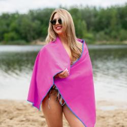 Nils Uterák z mikrovlákna Camp NCR11 ružový/modrý