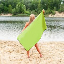 Nils Ručník z mikrovlákna Camp NCR11 zelená/černá