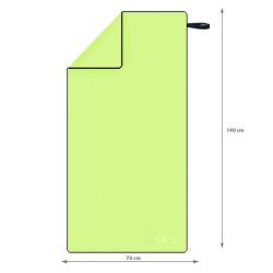 Nils Ručník z mikrovlákna Camp NCR11 zelená/černá