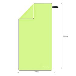 Nils Uterák z mikrovlákna Camp NCR11 zelená/čierna