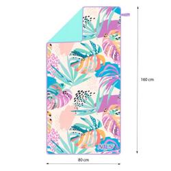 NILS CAMP Ručník z mikrovlákna NCR14 flora