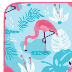 Nils Ručník z mikrovlákna Camp NCR14 plameňáci