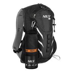 NILS CAMP Ručník z mikrovlákna NCR12 černá/oranžová