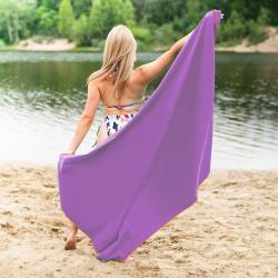 NILS CAMP Uterák z mikrovlákna NCR12 fialová/oranžová