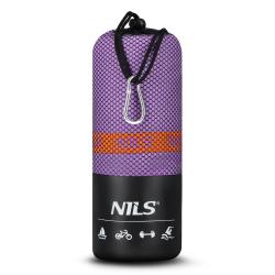 NILS CAMP Uterák z mikrovlákna NCR12 fialová/oranžová