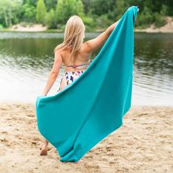 NILS Ručník z mikrovlákna NCR12 mořská/zelenomodrá