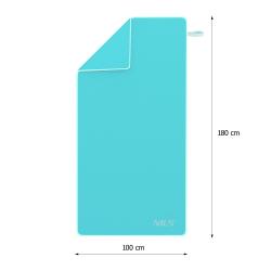 NILS Ručník z mikrovlákna NCR12 mořská/zelenomodrá
