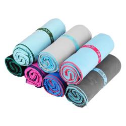 NILS Ručník z mikrovlákna NCR13 černý/modrý