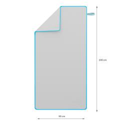 NILS CAMP Uterák z mikrovlákna NCR13 sivý/modrý