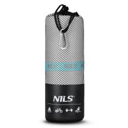 NILS CAMP Uterák z mikrovlákna NCR13 sivý/modrý