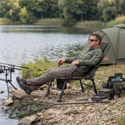 Nils Rybářské křeslo s podnožkou Camp NC2703