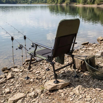 Nils Rybářské křeslo s podnožkou Camp NC2703