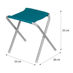 Nils Sada skladacieho kempingového stola a stoličiek Camp NC1633 modrá