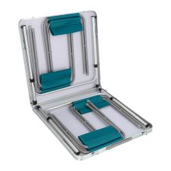 Nils Sada skladacieho kempingového stola a stoličiek Camp NC1633 modrá