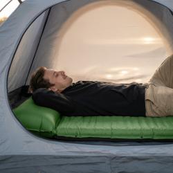 Nils NC4060 zelená samonafukovací dvouosobová karimatka