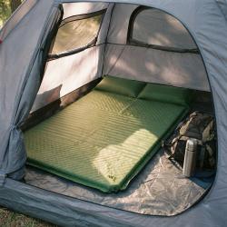 Nils NC4060 zelená samonafukovací dvouosobová karimatka