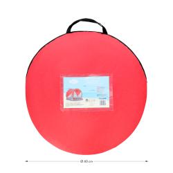 NILS Samorozkladací plážový stan NC3142 červený