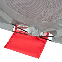 NILS Samorozkladací plážový stan NC3142 červený