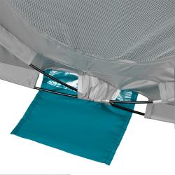 Nils Samorozkladací plážový stan Camp NC3142 modrozelený