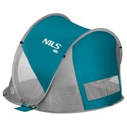 Nils Samorozkladací plážový stan Camp NC3142 modrozelený