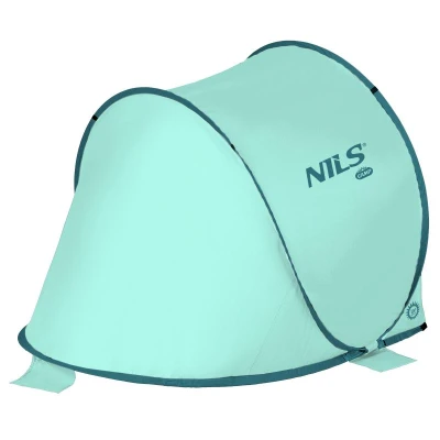 NILS Samorozkládací plážový stan NC3173 mentolový