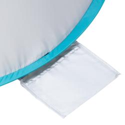 NILS Samorozkládací plážový stan NC3173 šedo-tyrkysový