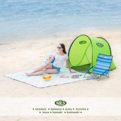 NILS Samorozkladací plážový stan NC3173 zelený