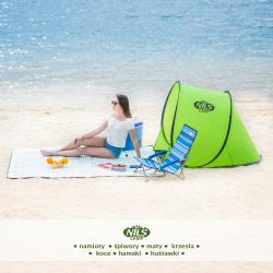 NILS Samorozkladací plážový stan NC3173 zelený