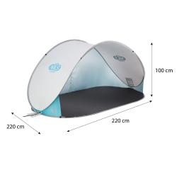 NILS CAMP Samorozkládací plážový stan NC3174 šedý