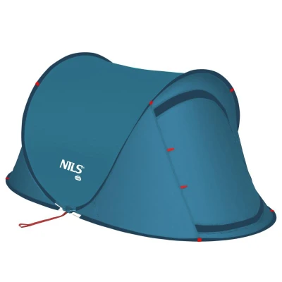 NILS CAMP Samorozkládací plážový stan NC3743 modrý NILS CAMP Samorozkládací plážový stan NC3743 modrý