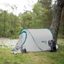 Nils Samorozkladací plážový stan Camp NC3743 sivý