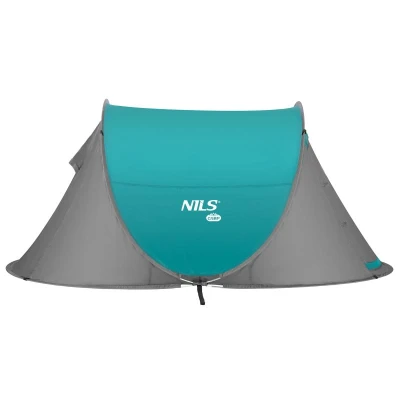 NILS CAMP Samorozkládací plážový stan NC3743 tyrkysový
