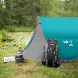 NILS CAMP Samorozkladací plážový stan NC3743 tyrkysový