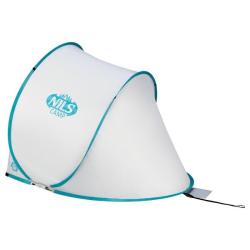 NILS Samorozkládací plážový stan NC3173 šedo-tyrkysový (VÝPRODEJ)