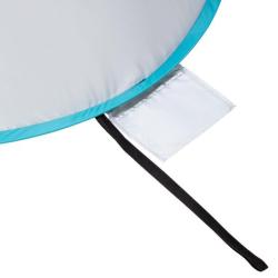 NILS Samorozkládací plážový stan NC3173 šedo-tyrkysový (VÝPRODEJ)