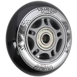 Nils Sestava černých PU koleček 72x24 + ložiska ABEC9 EXTREME