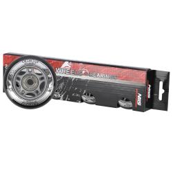 Nils Sestava černých PU koleček 72x24 + ložiska ABEC9 EXTREME