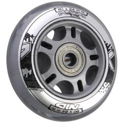 Nils Sestava čirých PU koleček 80x24 + ložiska ABEC7 EXTREME