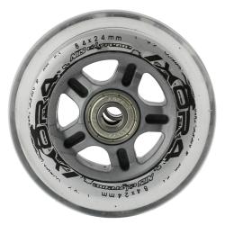 Nils Sada čírych PU koliesok 84x24 + ložiská ABEC7 EXTREME