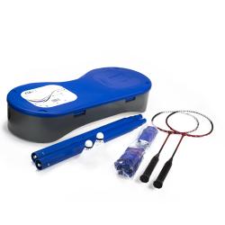 NILS Sestava sítě badminton/tenis + 2 x badmintonové rakety ZSB 2v1