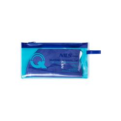 NILS Aqua Silikonová čepice NQC Dots tmavěmodrá