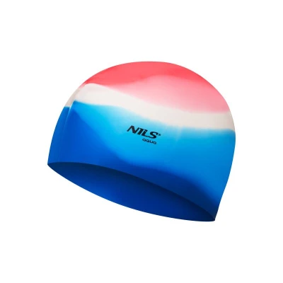 Nils Aqua NQC Multicolor M03 silikonová koupací čepice