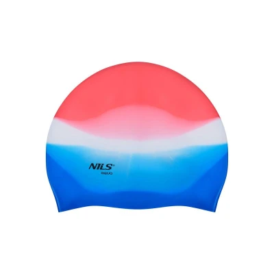 Nils Aqua NQC Multicolor M03 silikonová koupací čepice