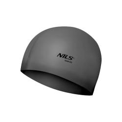 Nils Silikónová čiapka Aqua NQC SL02 tmavosivá Nils Silikónová čiapka Aqua NQC SL02 tmavosivá