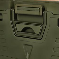 Nils Skládací box Camp NCB4002 2v1 s víkem a dřevěnou deskou 32L zelený