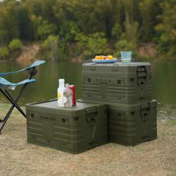 Nils Skládací box s víkem Camp NCB4003 50L zelený