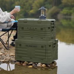 Nils Skládací box s víkem Camp NCB4003 50L zelený